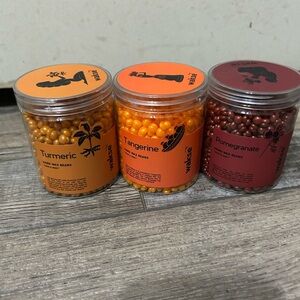 Wakse Hard Wax Beads set of 3 - Turmeric, Tangerine, Pomegranate unused